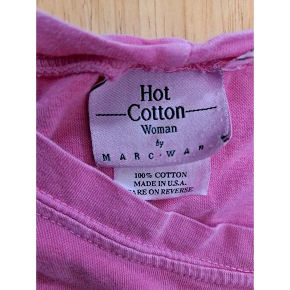 Hot Cotton Woman Marc Ware 2-pc Casual Outfit 3X T-shirt & 2X Capri Pants Pink - Picture 4 of 14